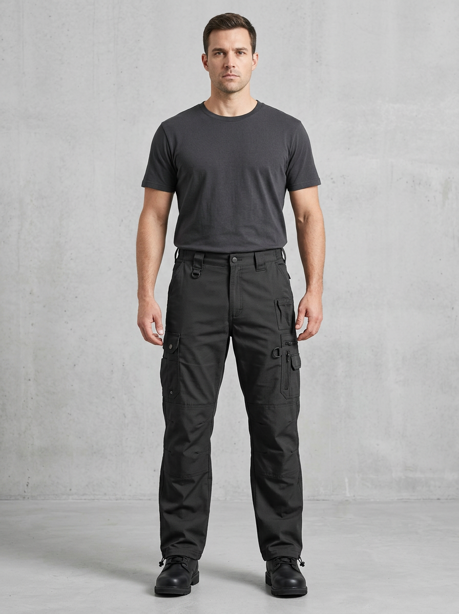 Unisex Multi-Pocket Ripstop Tactical Work Pants