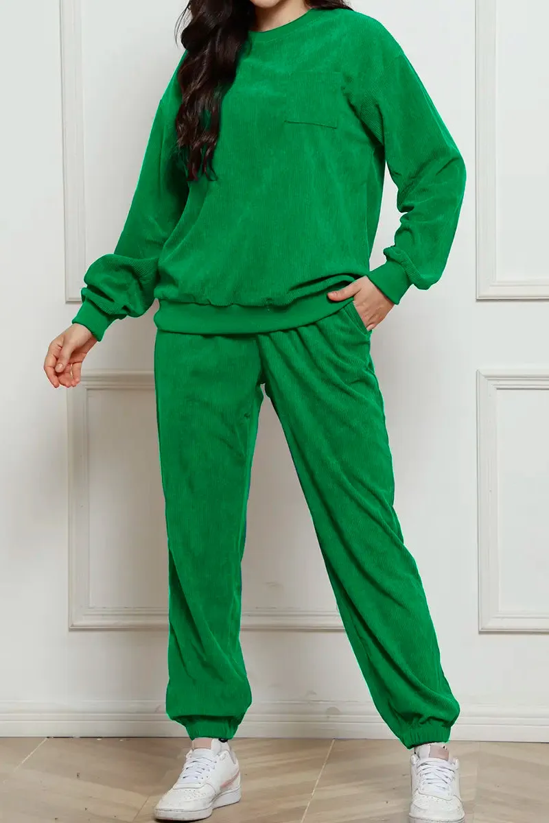 Drawstring Comfortable Everyday Pajama Set