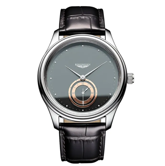 Classic Minimalist Men's Wrist Watch, Waterproof Fashion Design for Overseas Trade