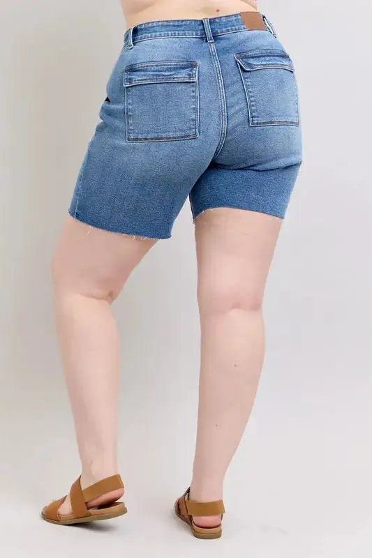 Pocket Detail Relaxed Bermuda Shorts