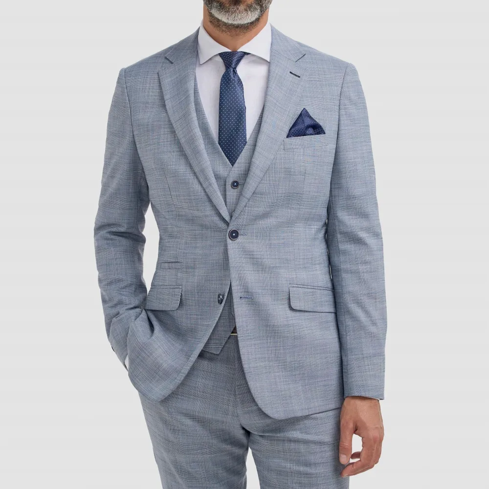 Men S Blue Check