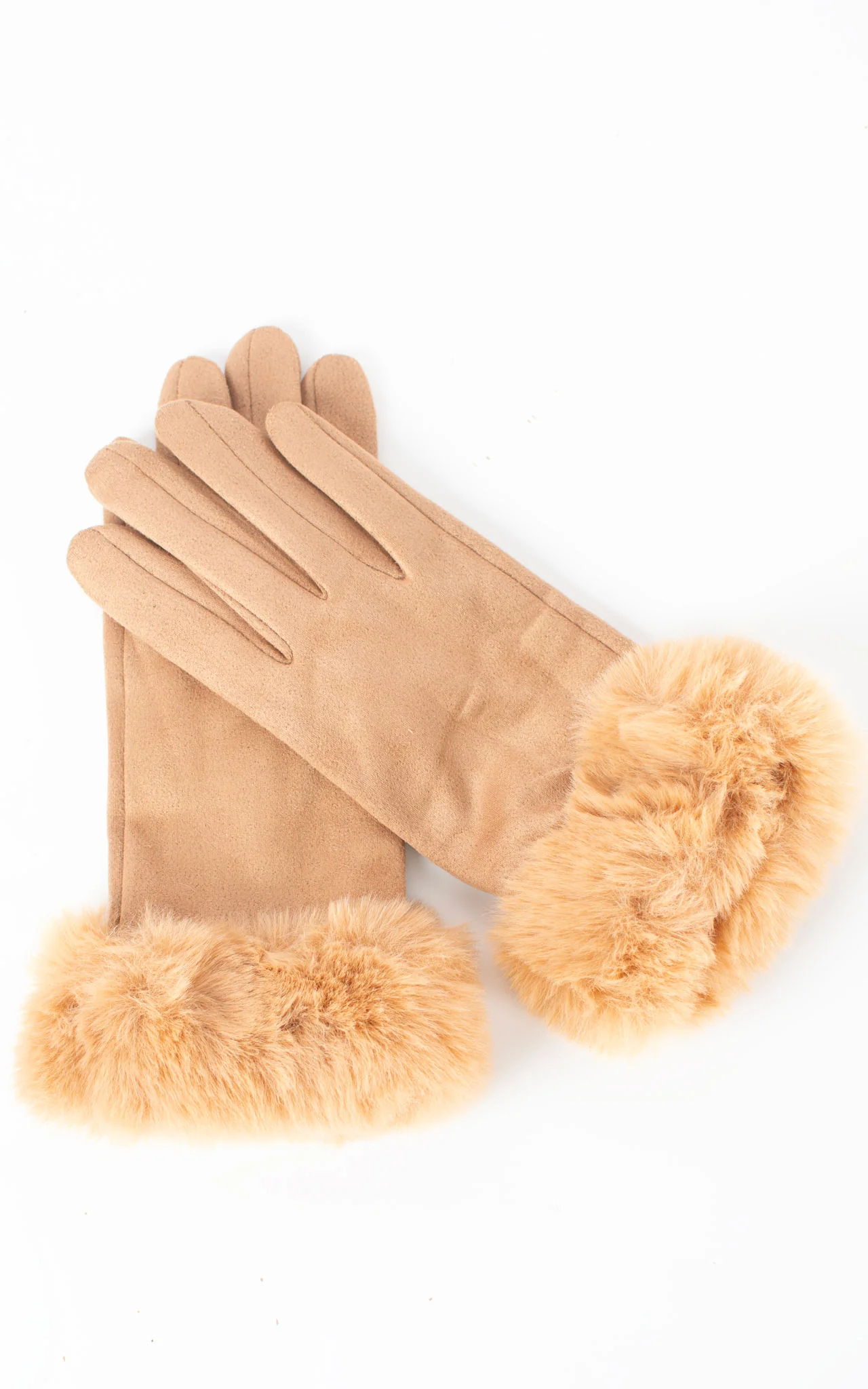 Seamless Plush Gloves For Women