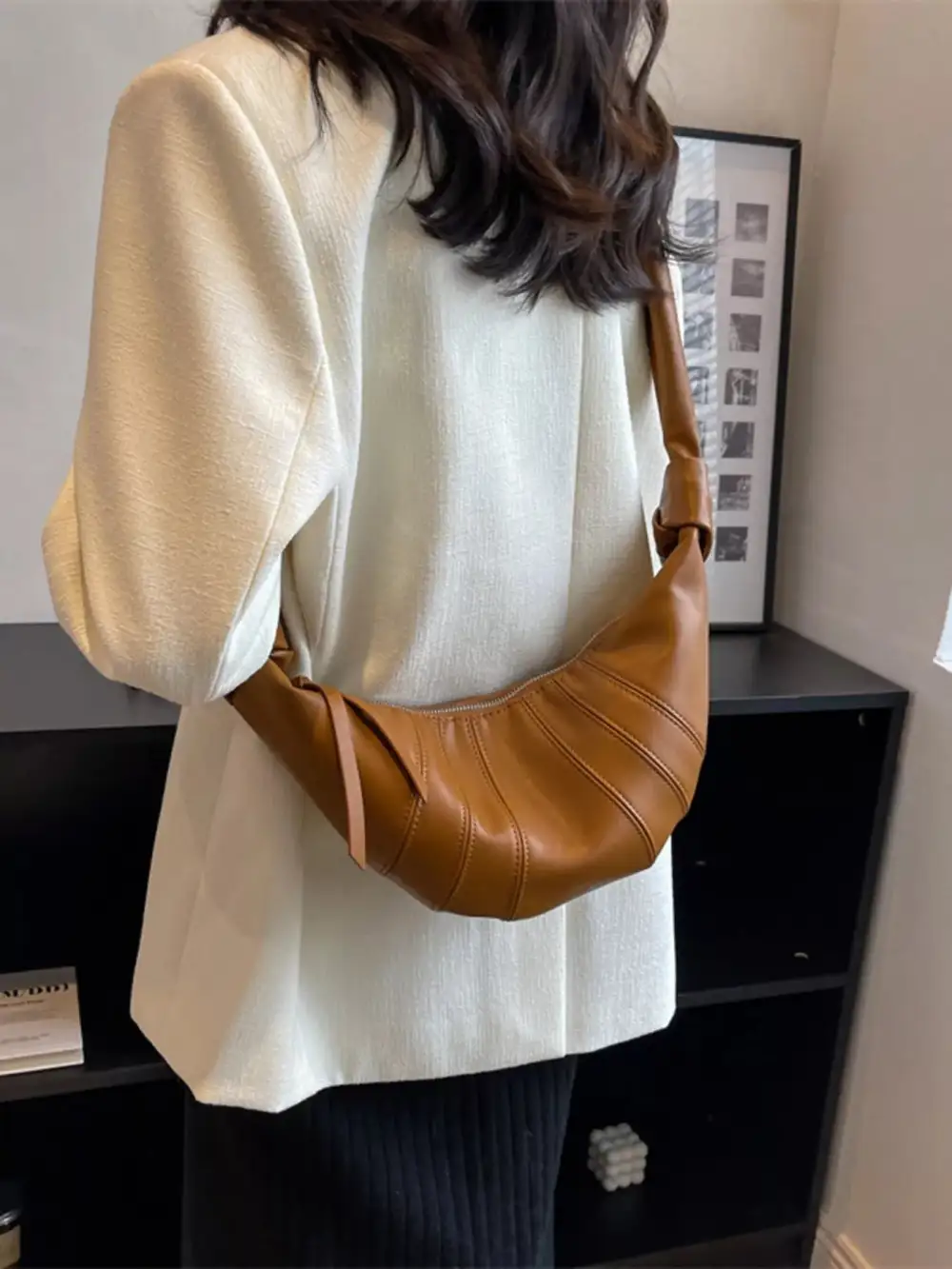 Crescent Hobo Crossbody Bag