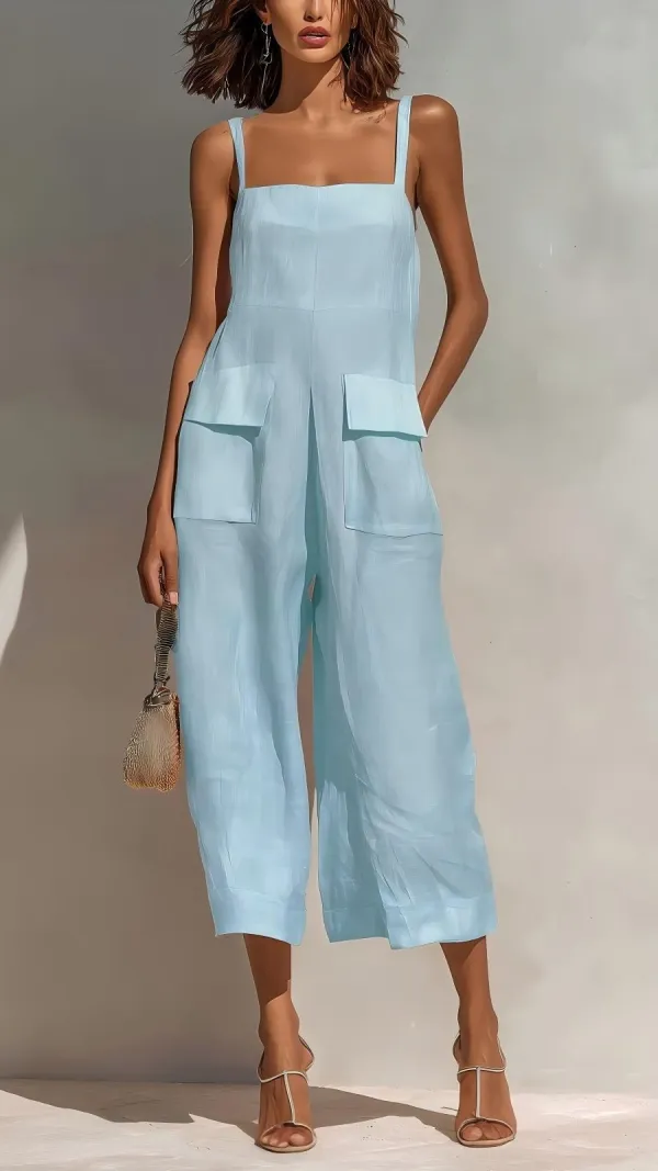 Pintuck Detail Jumpsuit