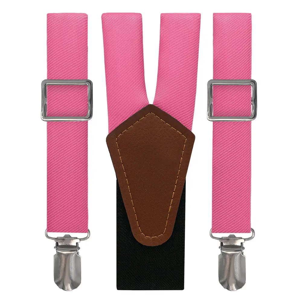 Bold Contemporary Solid Tone Suspenders