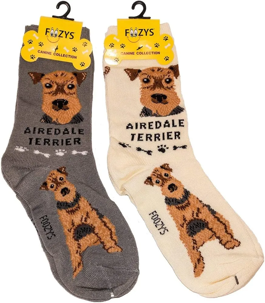 Unisex Terrier Dog Crew Socks