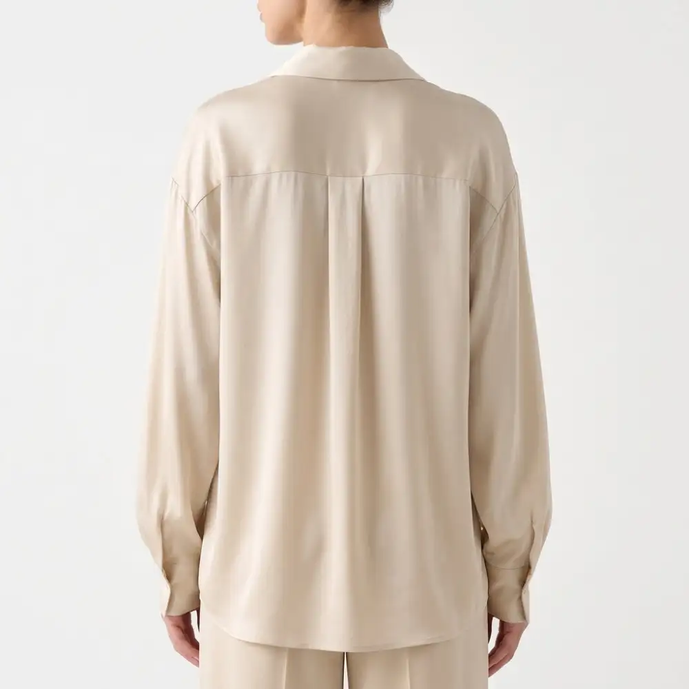 Refined Silk Relaxed Blouse