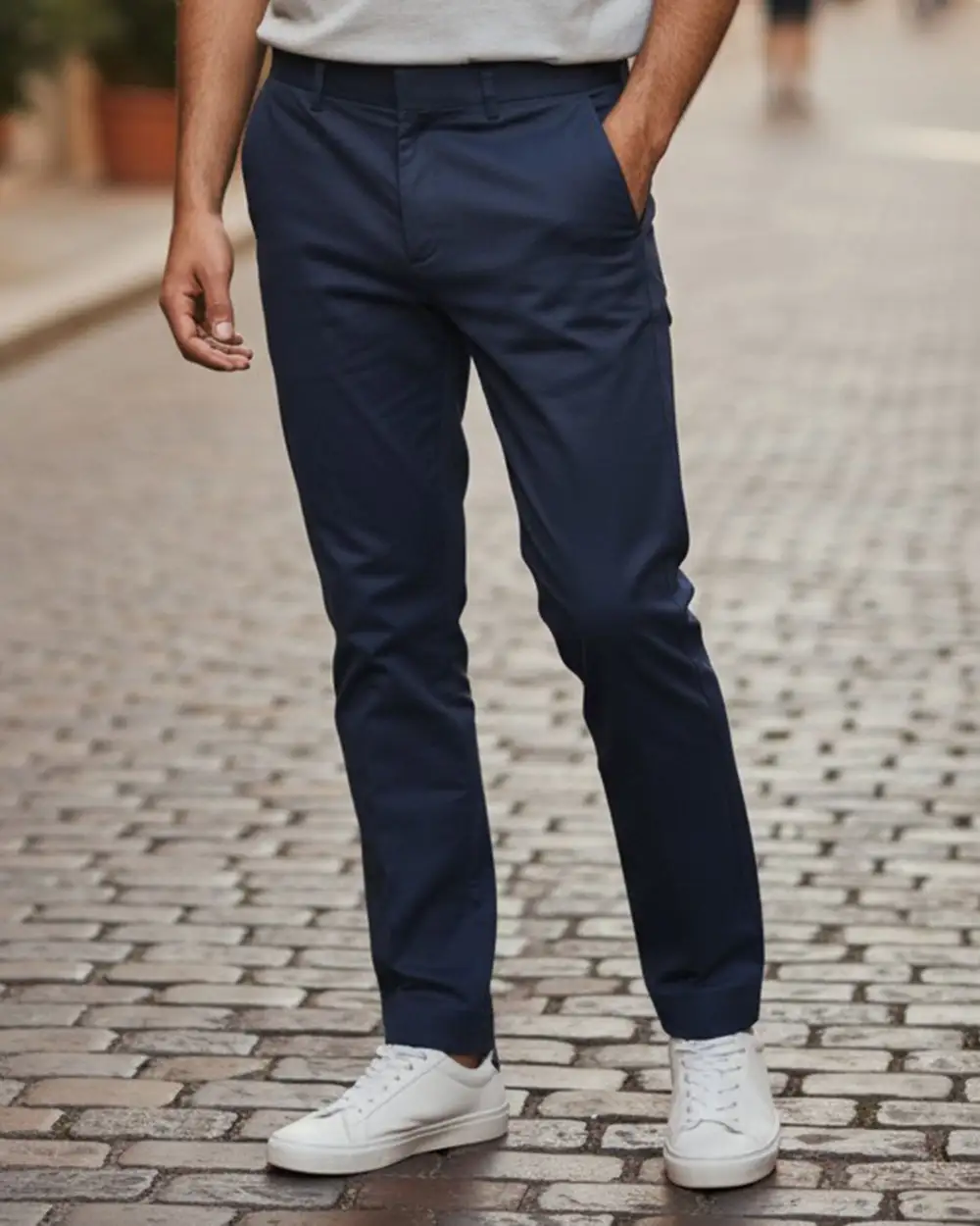 Men's Smart Casual Cotton Dress Pants