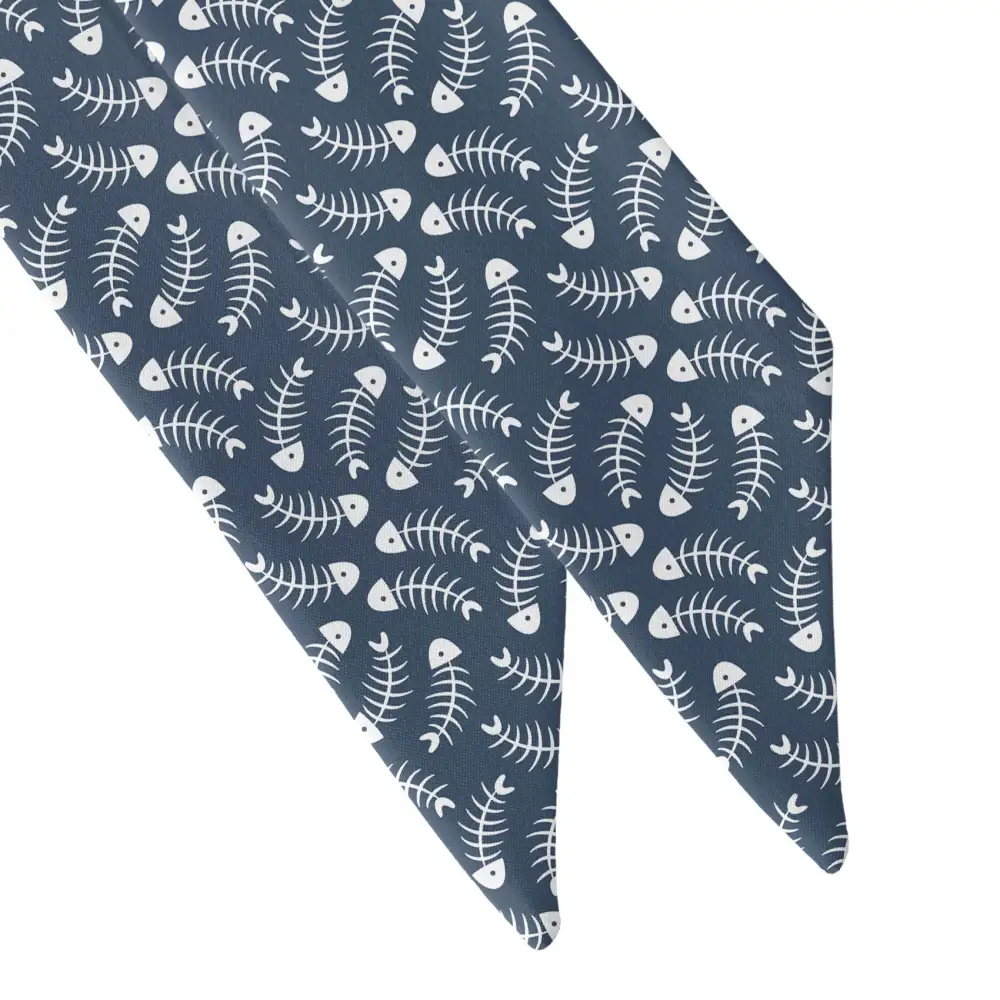 Fishbone Design Hair Scarf