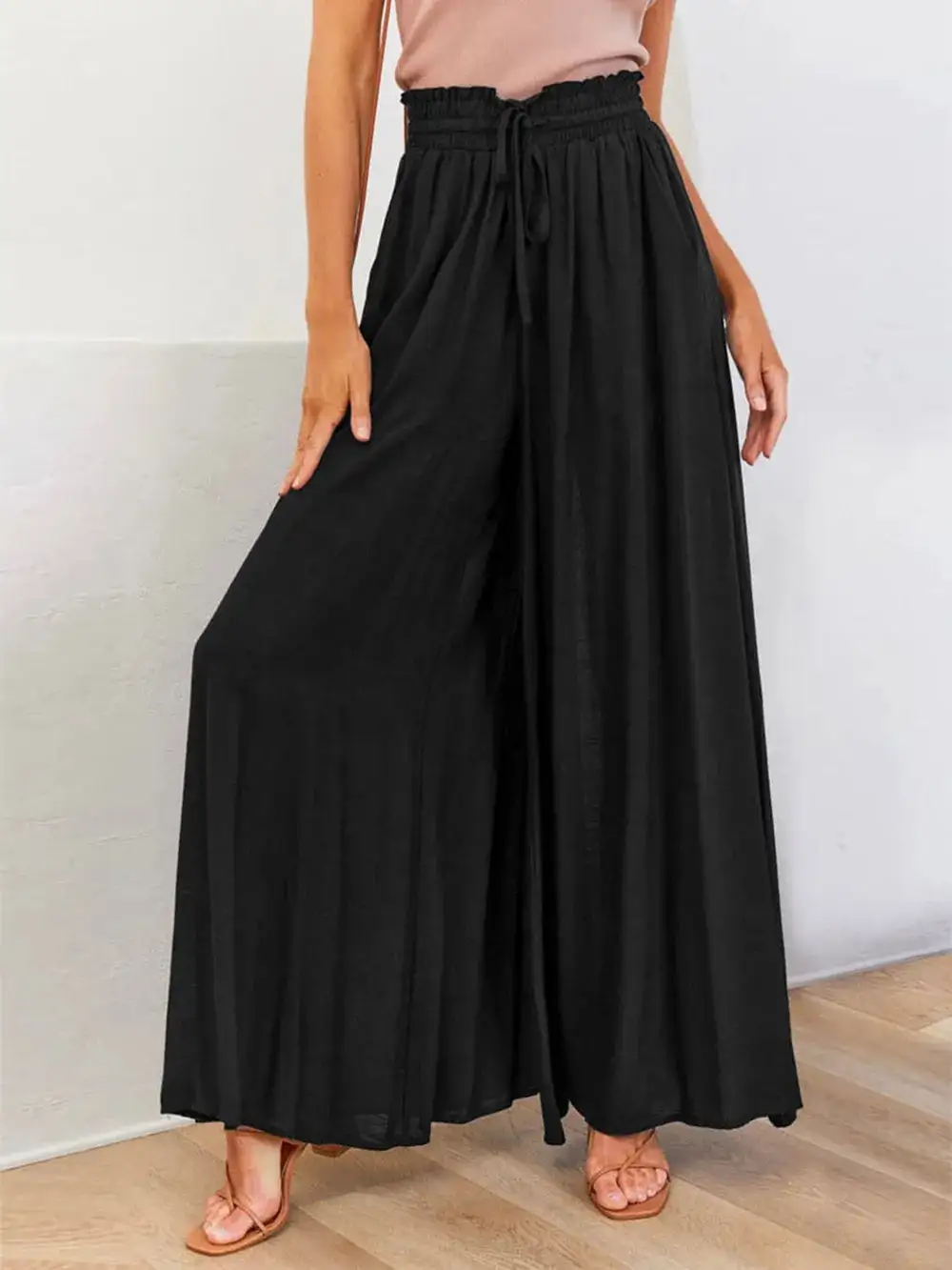 Modern Wide Leg Trousers