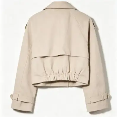Refined Lapel Collar Trench Coat