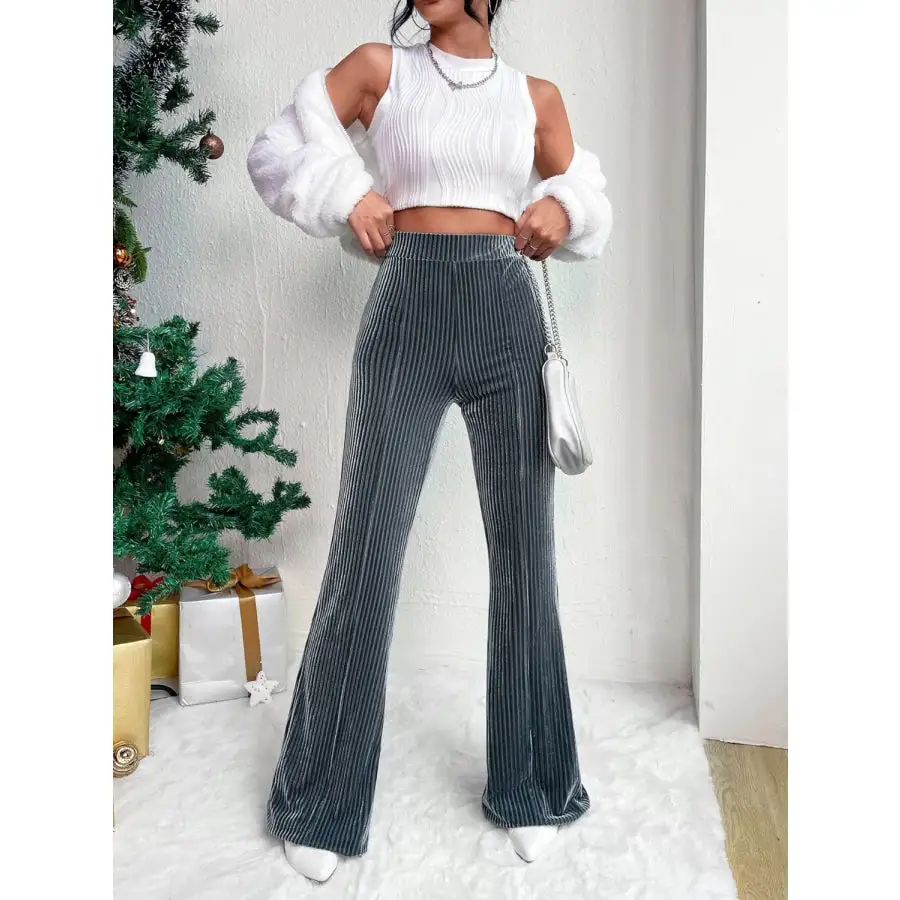 Classic High Waist Flare Pants