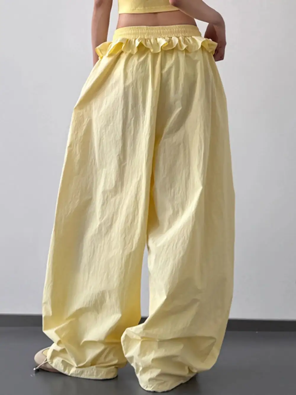 Drawstring Casual Trousers