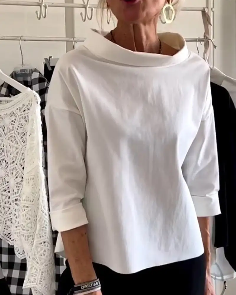 Relaxed Patterned Top