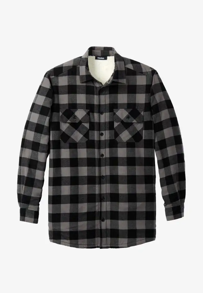 Fleece Sherpa Shirt Jacket