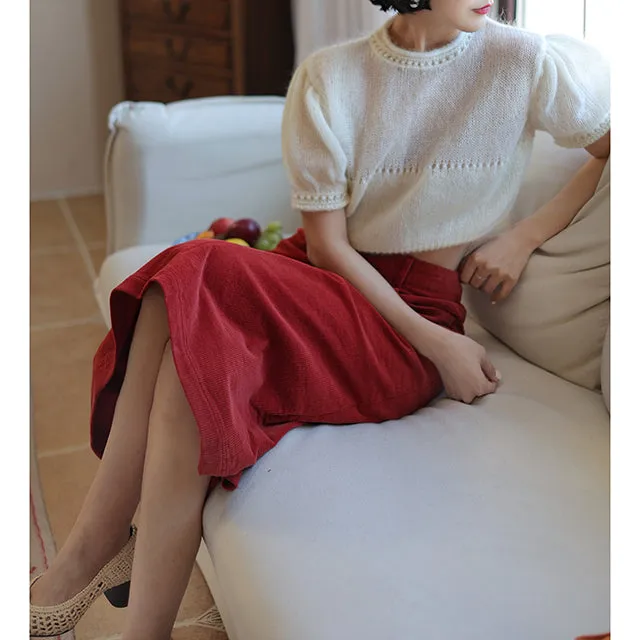 Gentle Weekend Everyday Casual Cotton Skirt