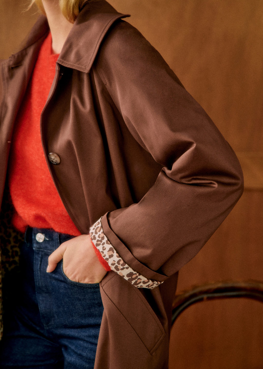 Retro Oversized Trench Coat