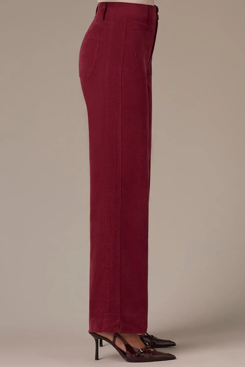 High Rise  Wide Leg Pants