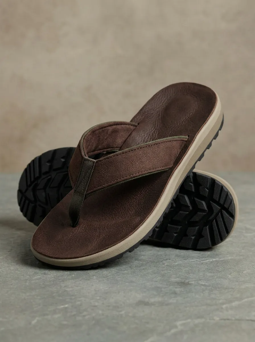 Webbing-Strap Adventure Men's Casual Flip Flops