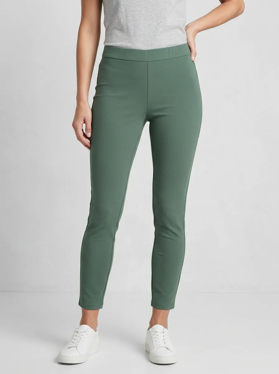 Contemporary High-Stretch Mid-Rise Stretch Pants