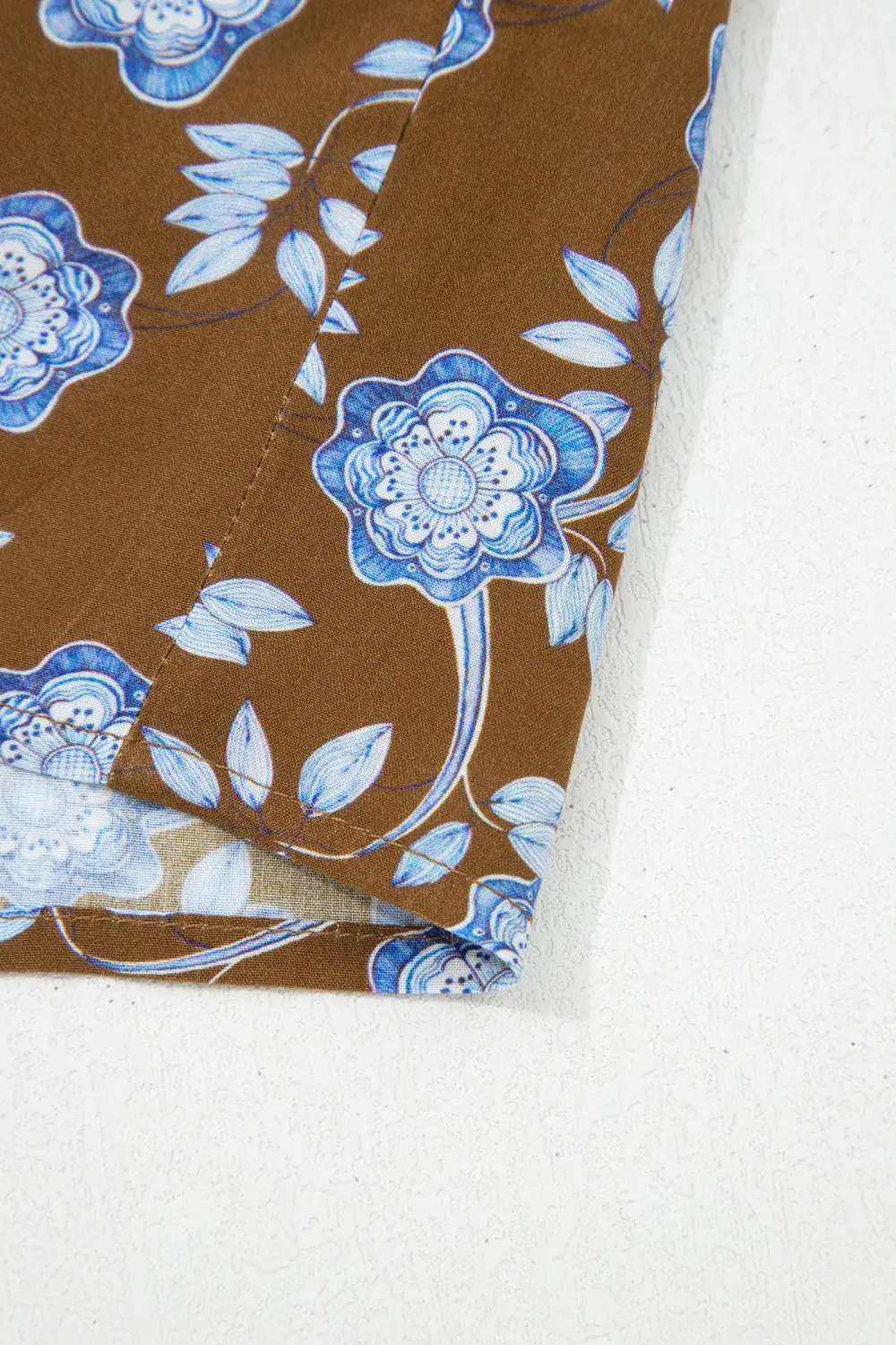 Floral Printed Button Front Dress Casual
