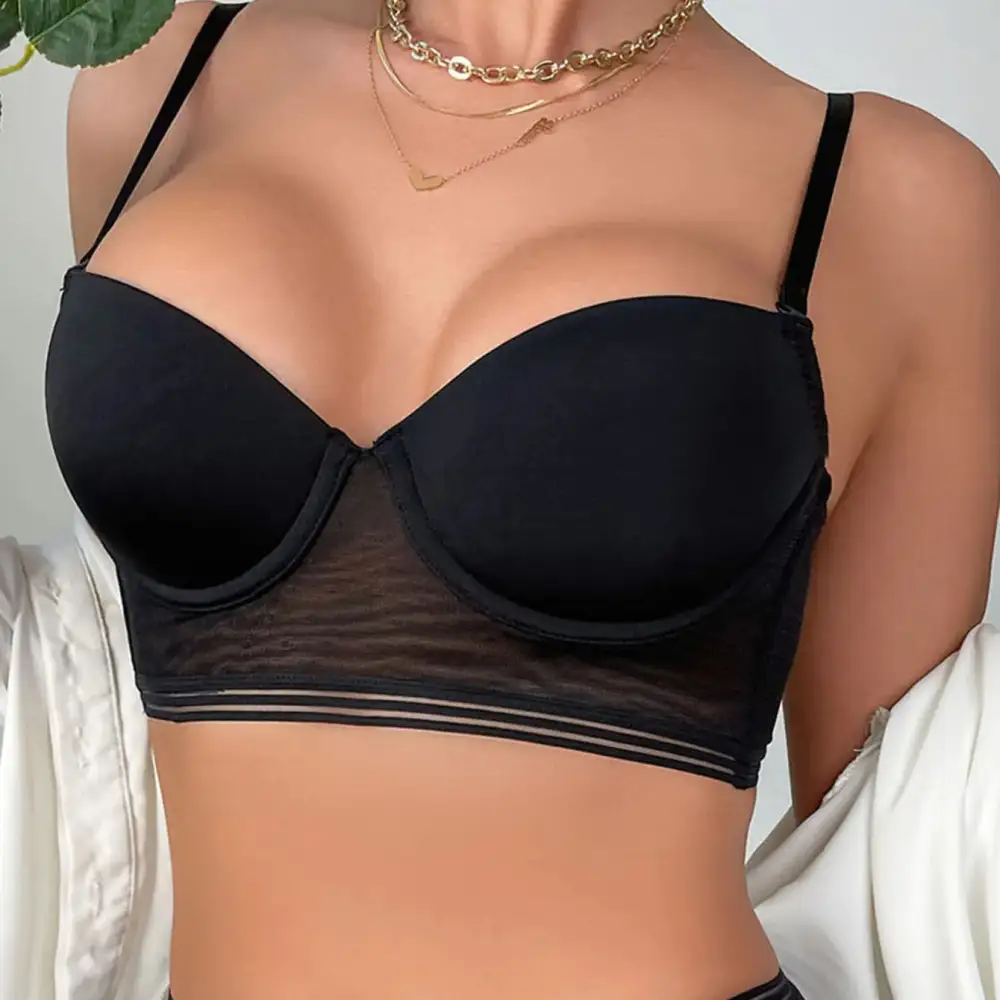 Mesh Corset Bra