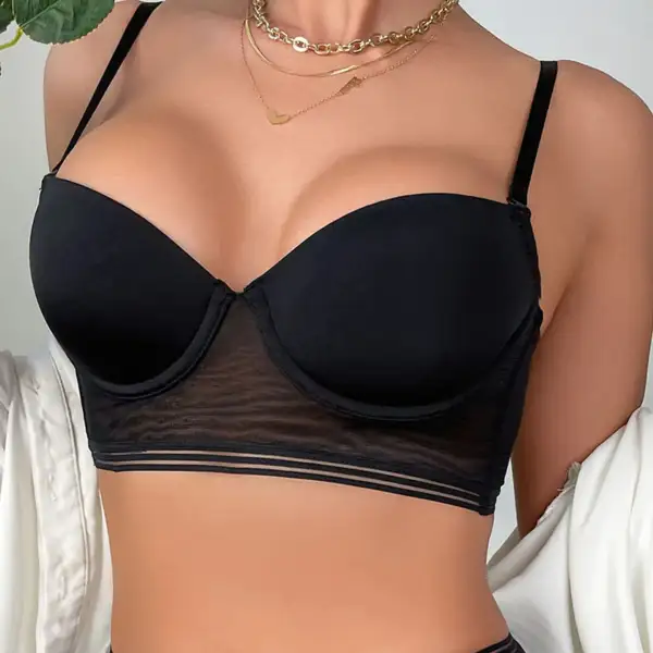 Mesh Corset Bra