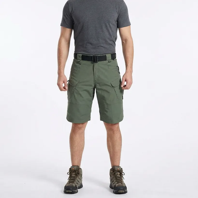 Lightweight Elastic Waist Shorts