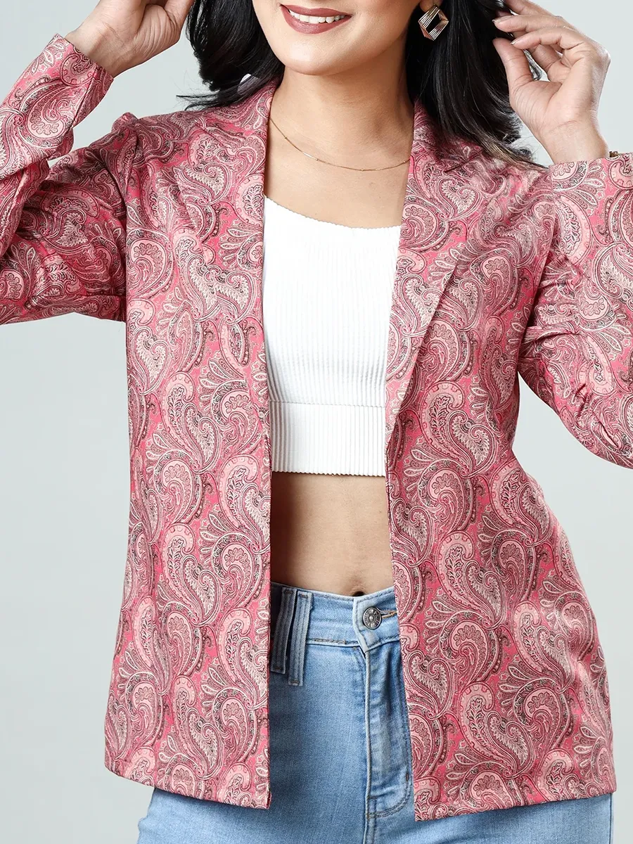 Retro Fashion Art Print Women's Jacket
