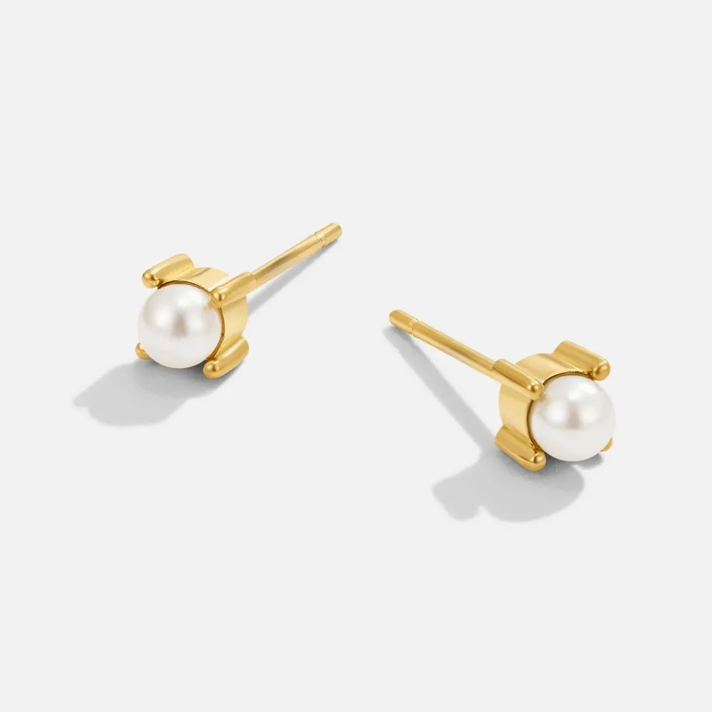 Pearl Stud Earrings