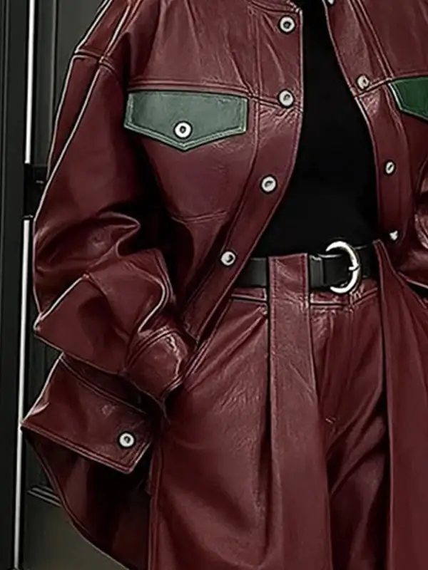 Modern Button Front Jacket