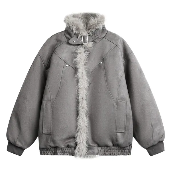 Mallard Plush High-Neck Jacket