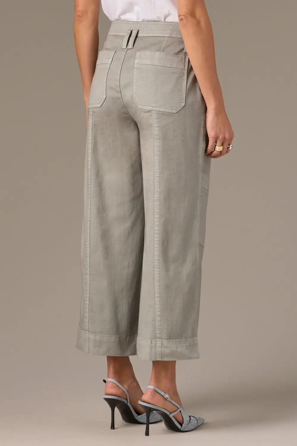  Wide Leg Pants Utility Pockets