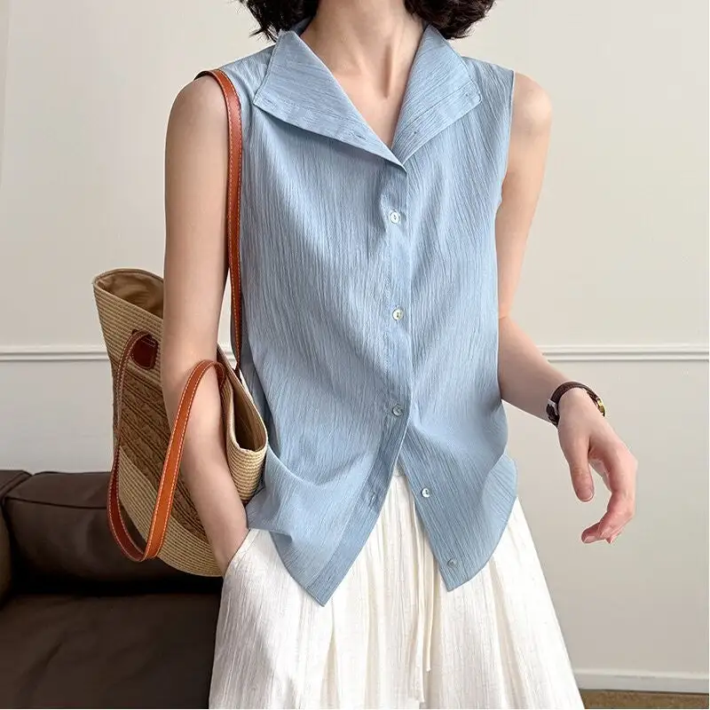 Loose Sleeveless Shirt