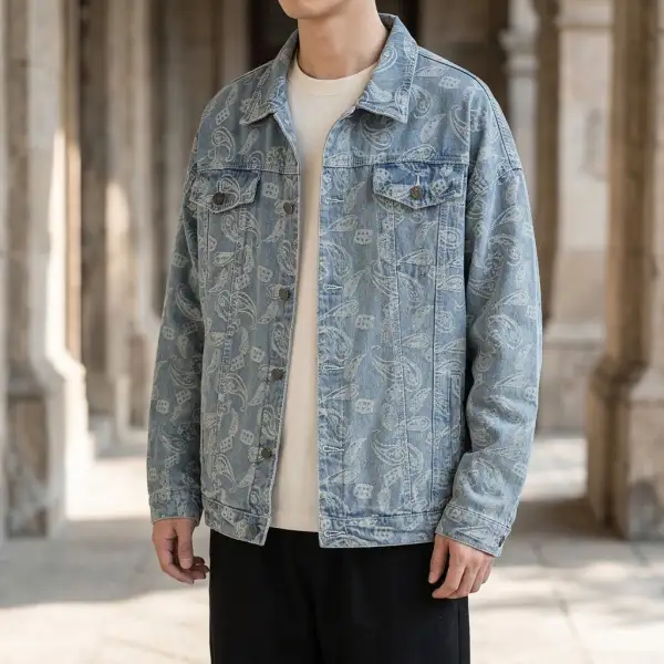 Paisley Denim Jacket