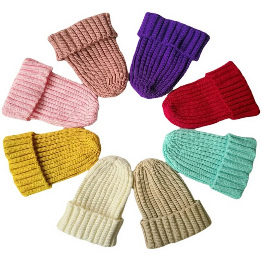 Wool Felt Knit Beanie