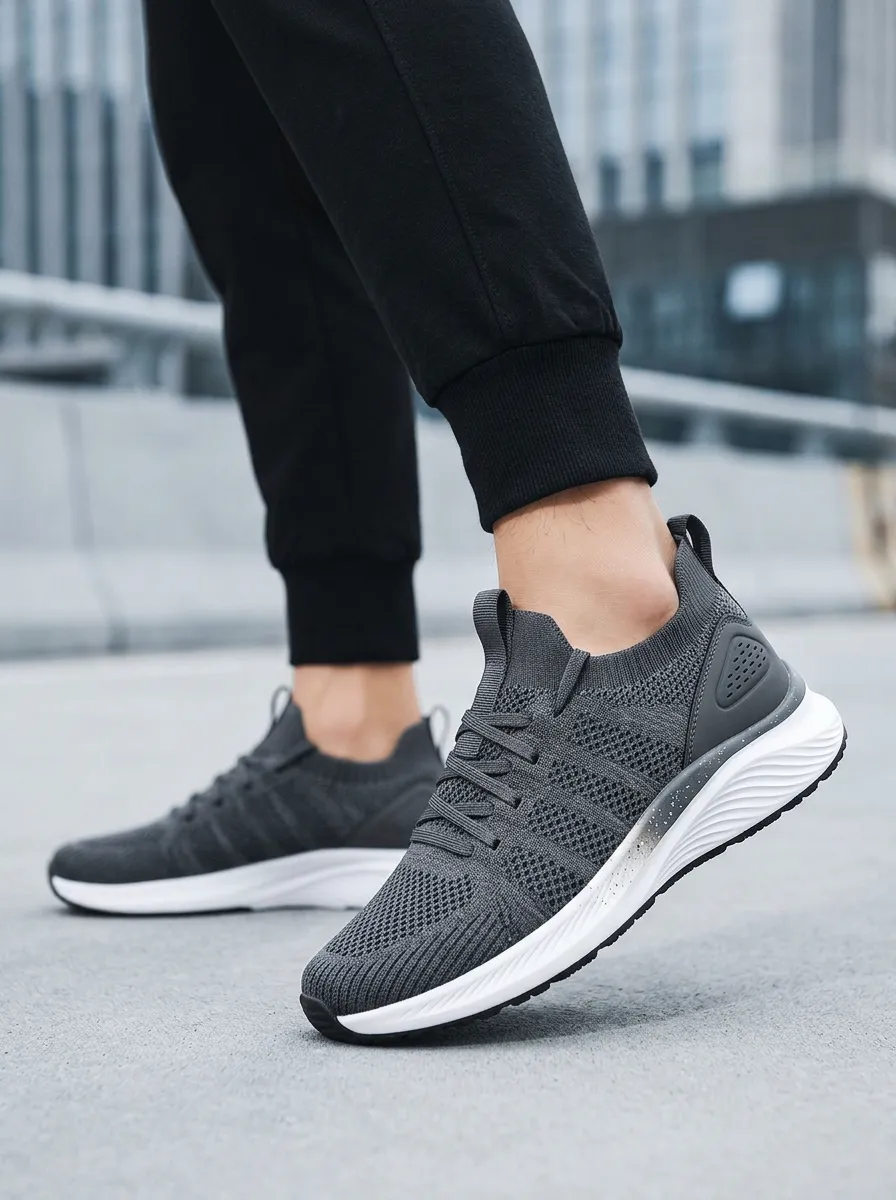 Men's Everyday Runner Knit Mesh Mesh Athletic Sneakers