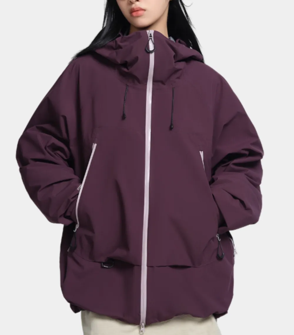 Water Resistant Wind Resistant Breathable Hard Shell Jacket