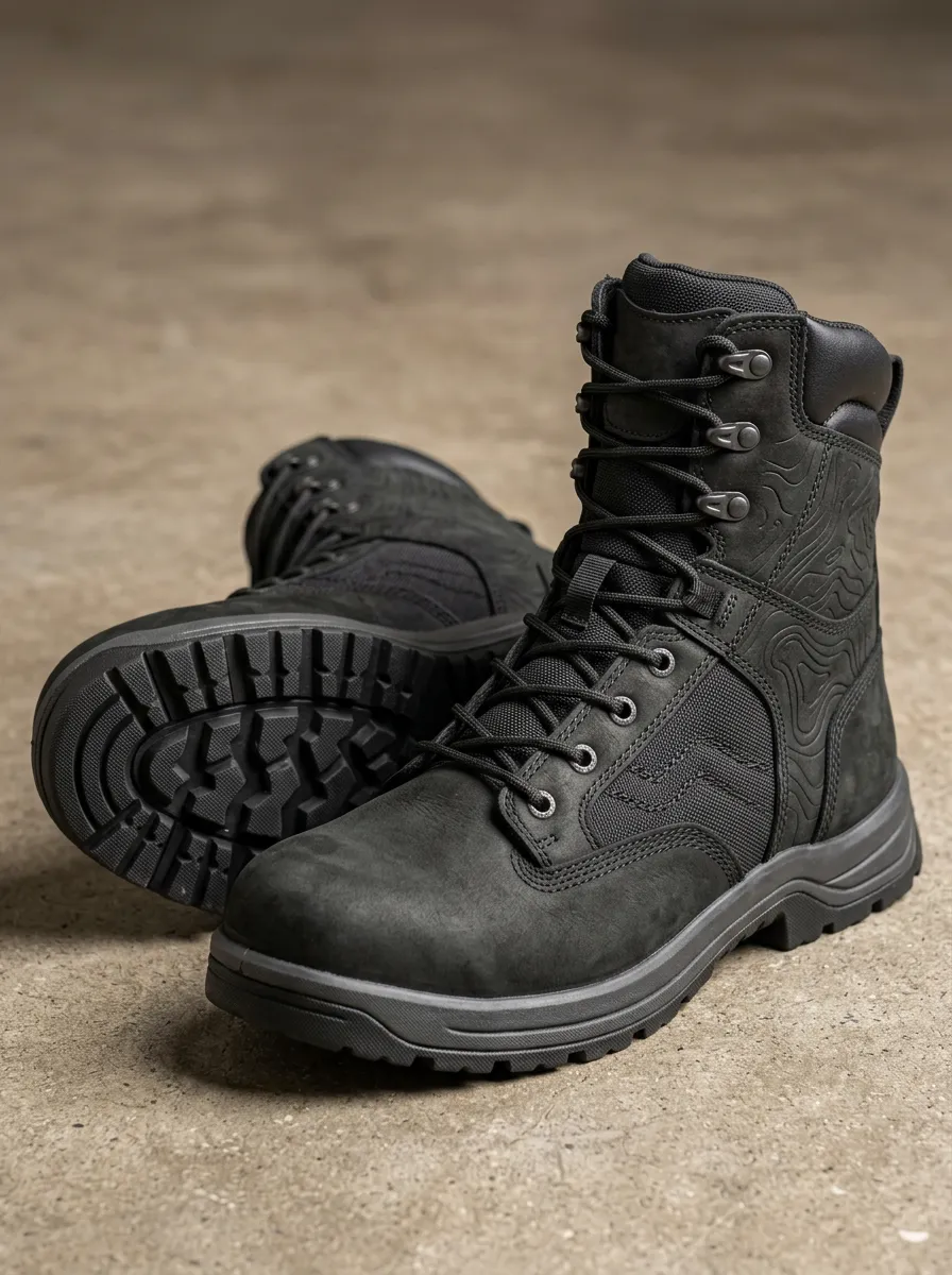 Men's Workwear Topographic Map Work Boots