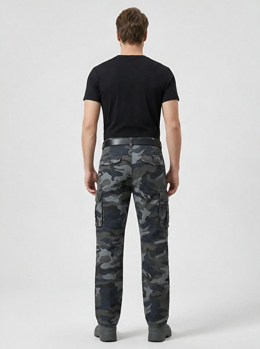 Adventure-Ready Camouflage Cargo Pants