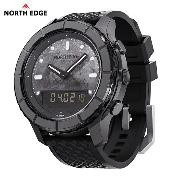 North Edge Compass Altimeter Barometer 50M Waterproof Outdoor Watch THARSIS
