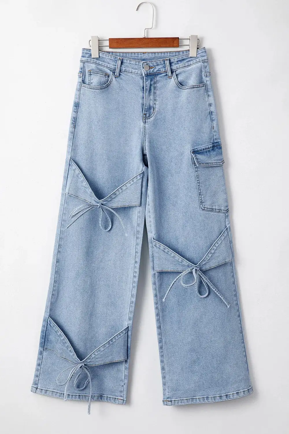 Soft Cargo Denim Jeans
