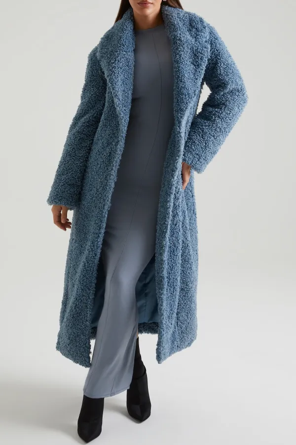 Soft And Wide Casual Long Warm Coat