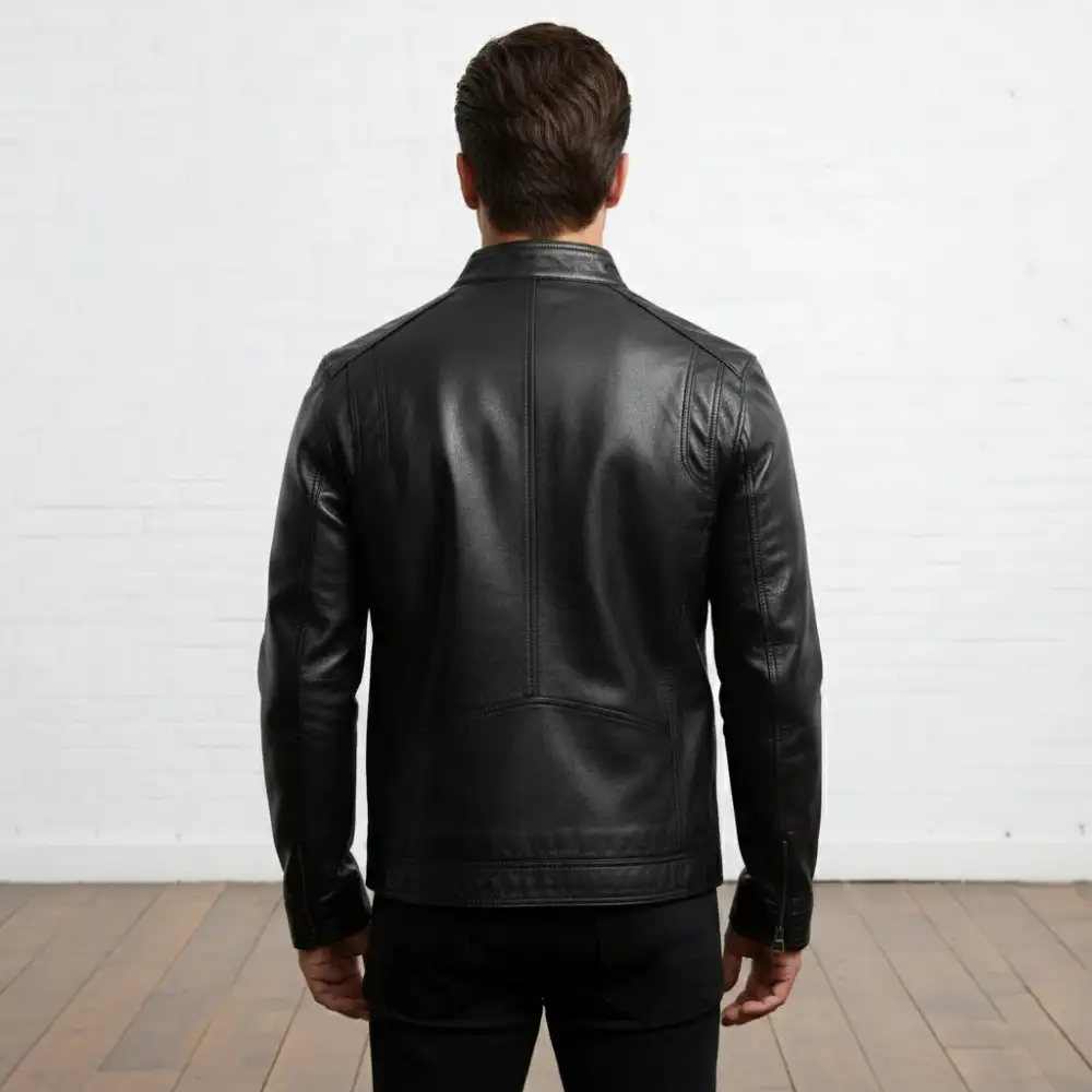 Cowhide Biker Motorcycle Jacket