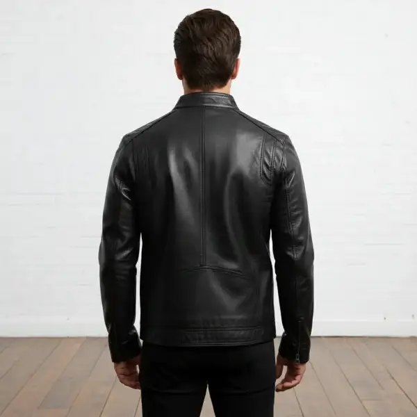 Cowhide Biker Motorcycle Jacket