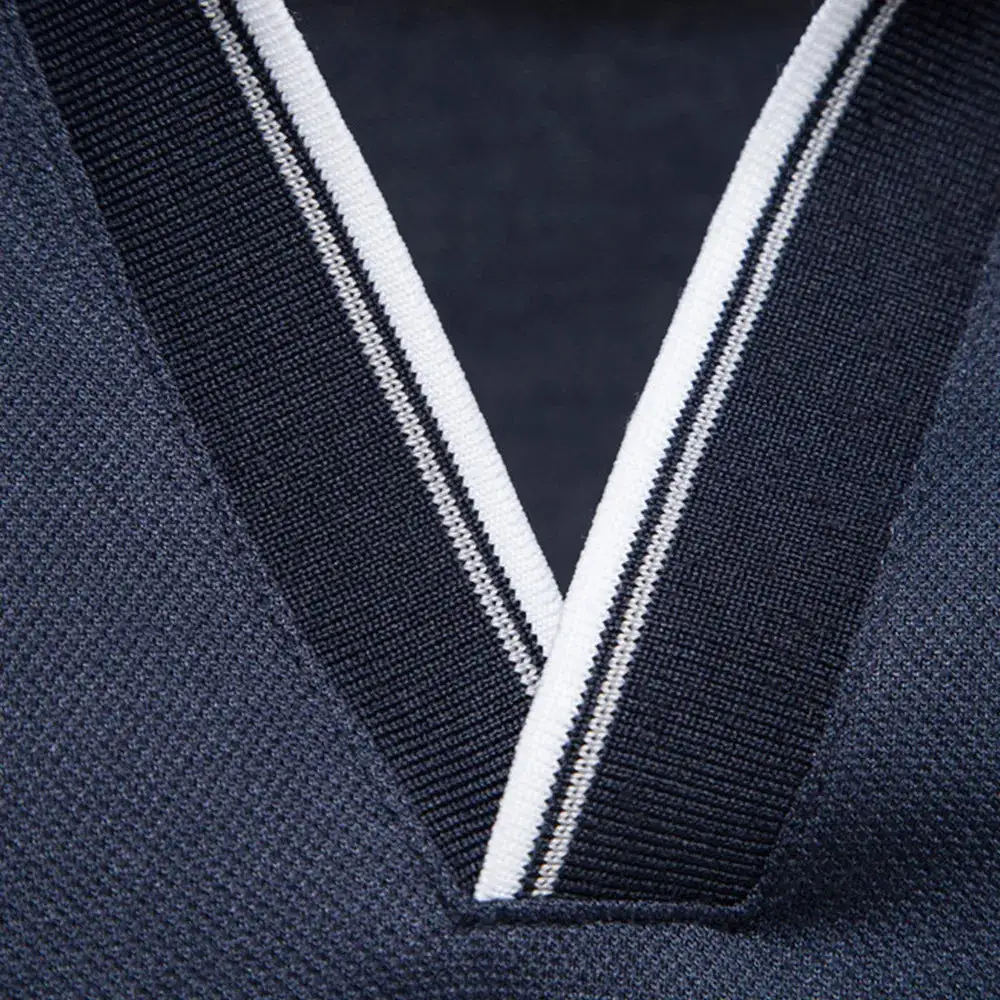 Everyday Contrast Detail Short Sleeve Collared Polo Shirt
