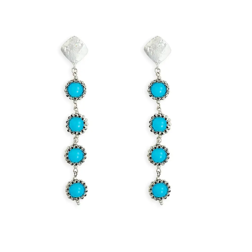 Decorative Layered Artful Statement Earrings