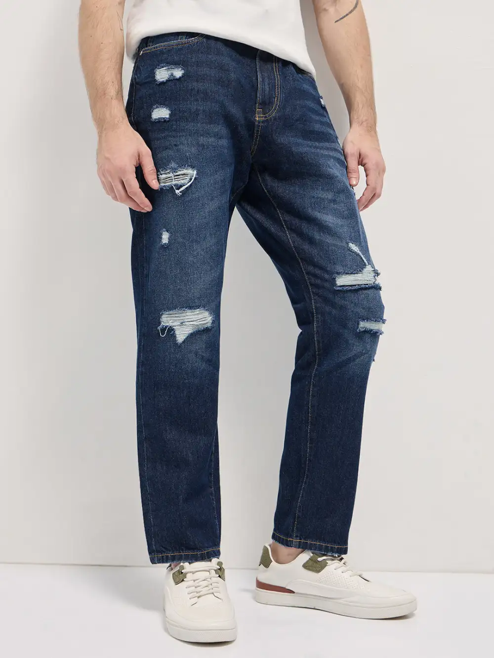 Versatile Relaxed Stretch Pocket Jeans