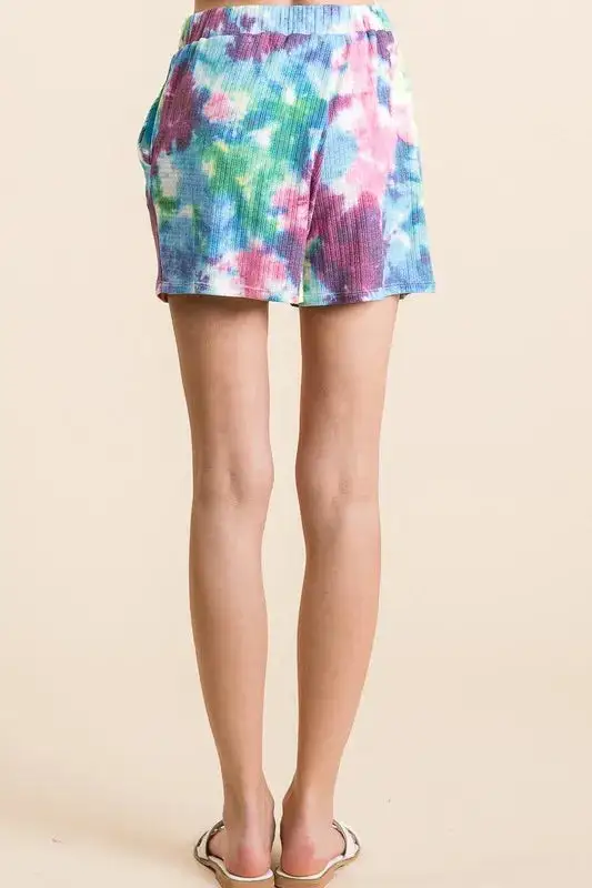 Textured Simple Casual Everyday Shorts