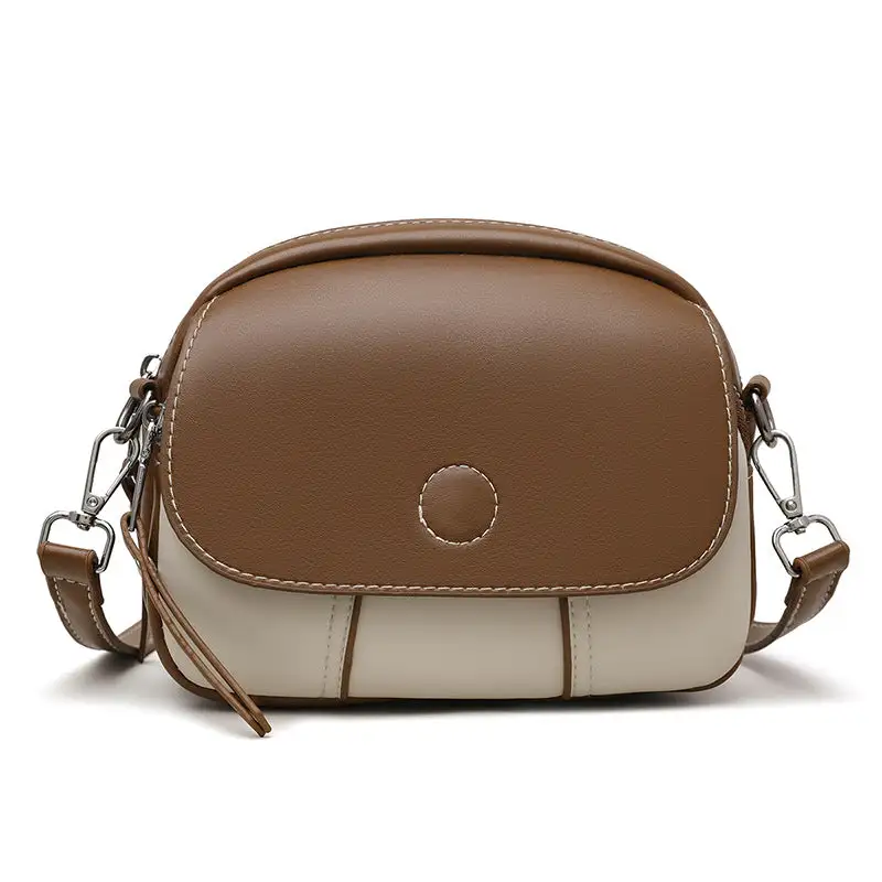 Compact Round Crossbody Bag